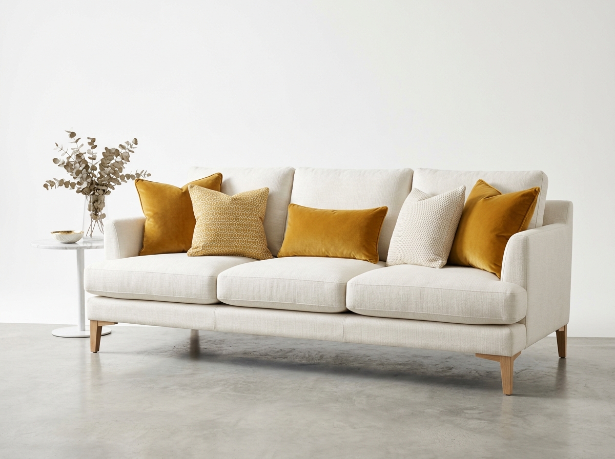 Sofá Confort Premium 3 Puestos - Muebles Amarillos Bogotá